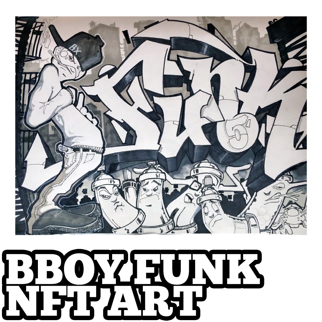 NFT ART bboy funk