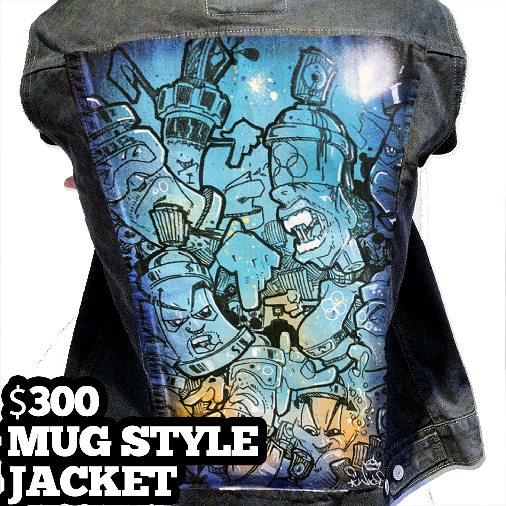 mr wiggles mugs graffiti jacket