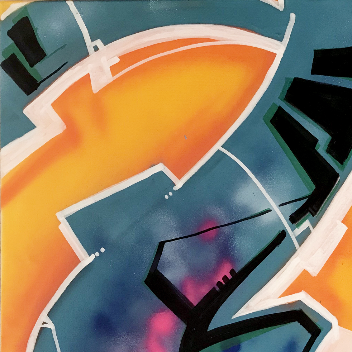 mr wiggles graffiti canvas w